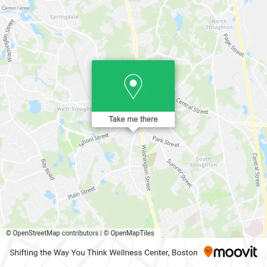 Shifting the Way You Think Wellness Center map