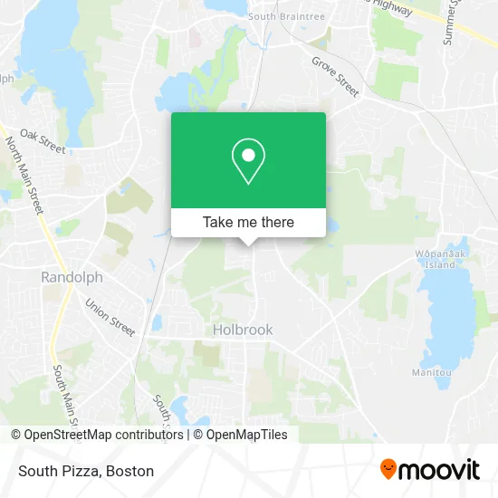 South Pizza map