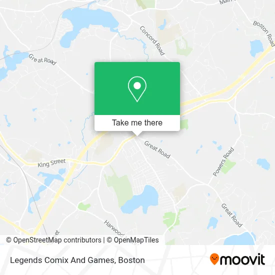 Legends Comix And Games map