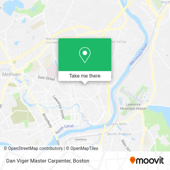 Dan Viger Master Carpenter map