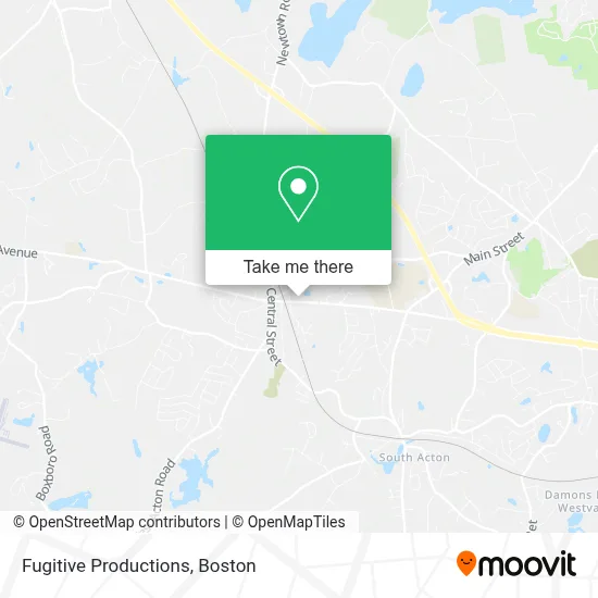 Fugitive Productions map