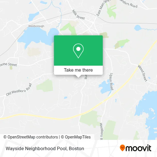 Wayside Neighborhood Pool map