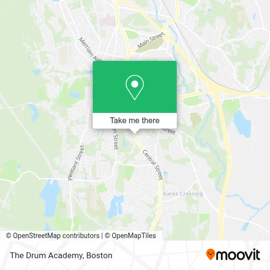 The Drum Academy map