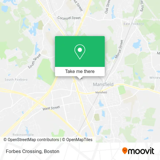 Forbes Crossing map