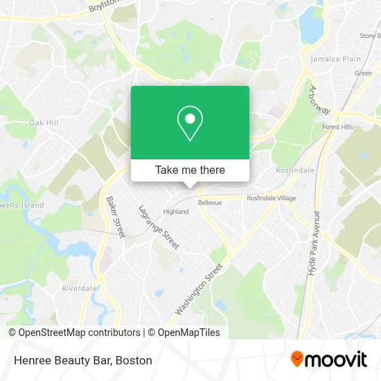 Henree Beauty Bar map