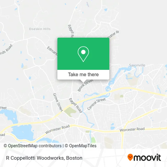 R Coppellotti Woodworks map