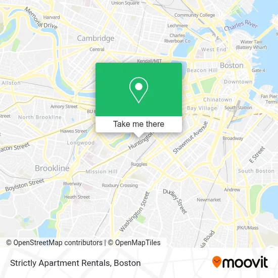 Strictly Apartment Rentals map