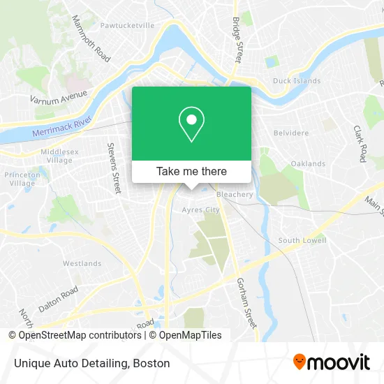 Unique Auto Detailing map