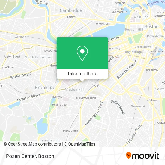 Pozen Center map