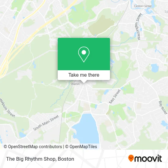 The Big Rhythm Shop map