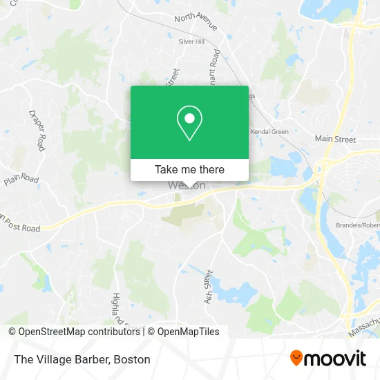 The Village Barber map