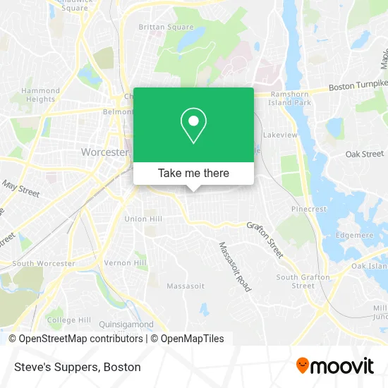 Steve's Suppers map