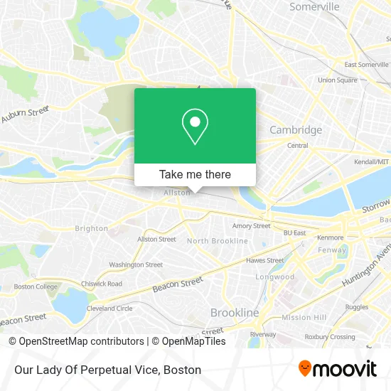 Our Lady Of Perpetual Vice map