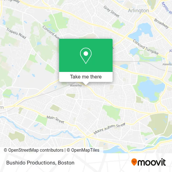 Bushido Productions map