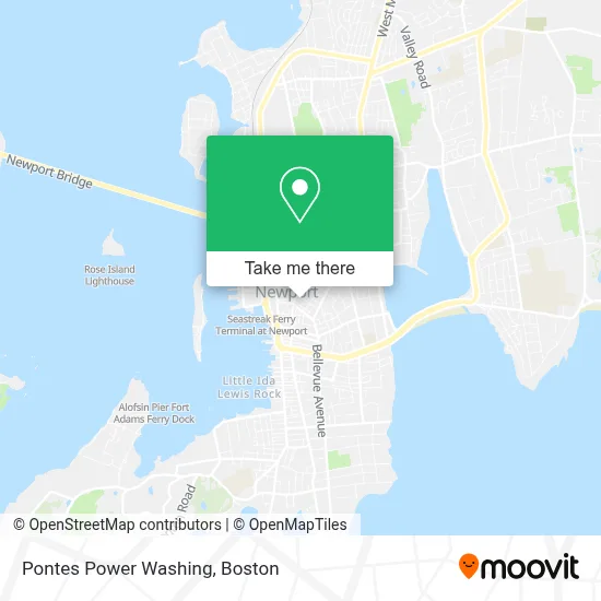Pontes Power Washing map