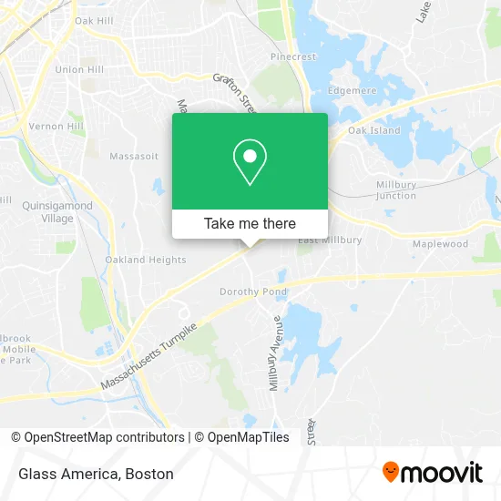 Glass America map