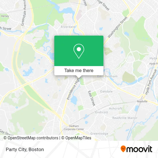 Party City map