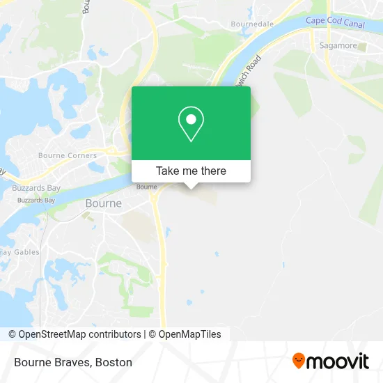 Bourne Braves map