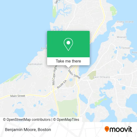 Benjamin Moore map