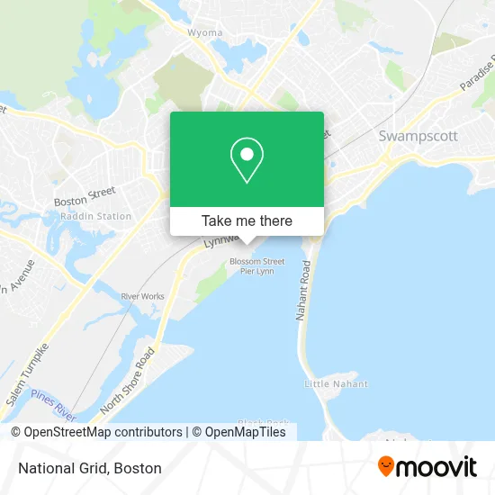 National Grid map