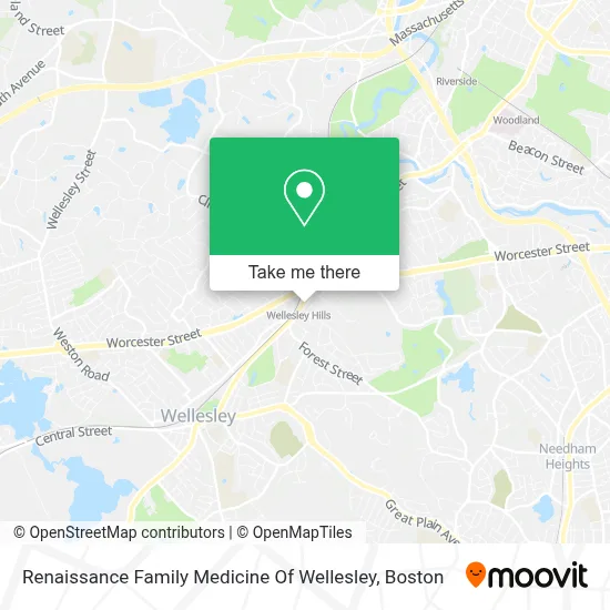 Renaissance Family Medicine Of Wellesley map