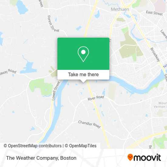 The Weather Company map