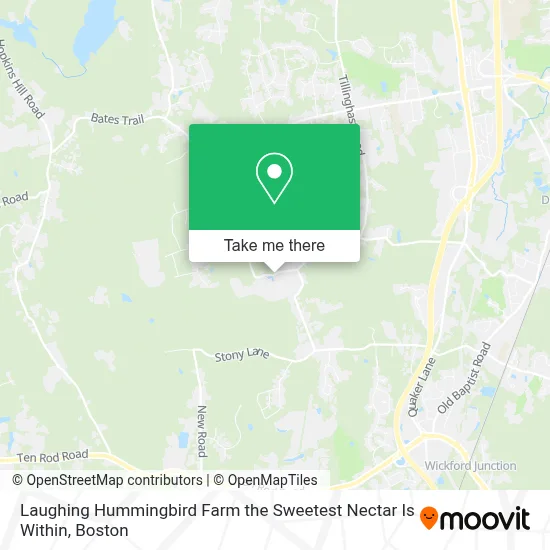 Laughing Hummingbird Farm the Sweetest Nectar Is Within map