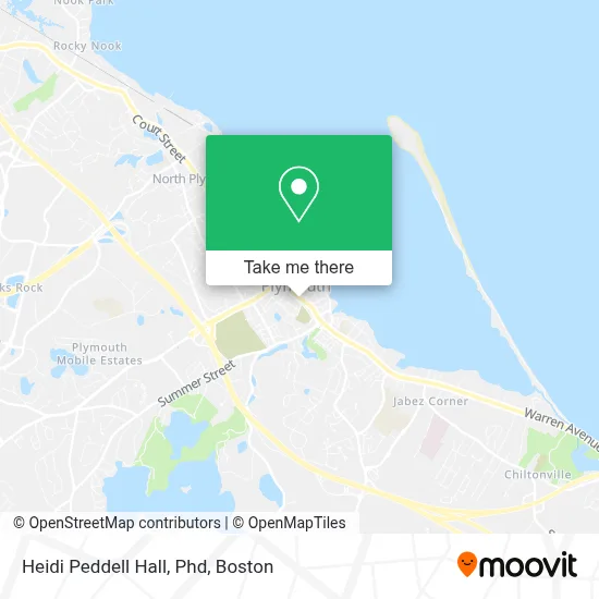 Heidi Peddell Hall, Phd map