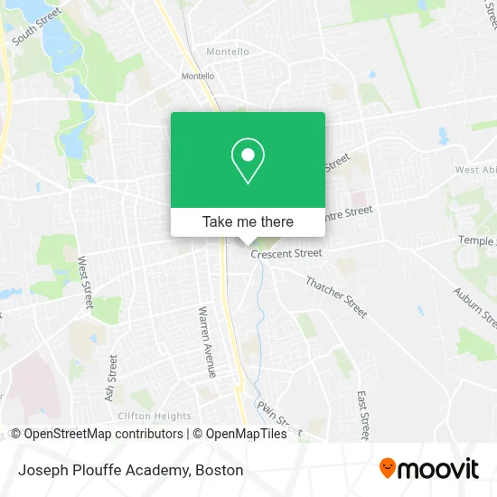 Joseph Plouffe Academy map