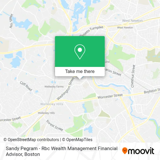 Sandy Pegram - Rbc Wealth Management Financial Advisor map