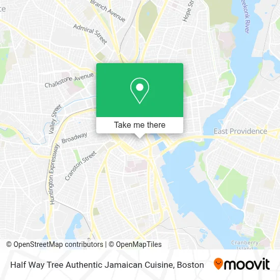 Half Way Tree Authentic Jamaican Cuisine map