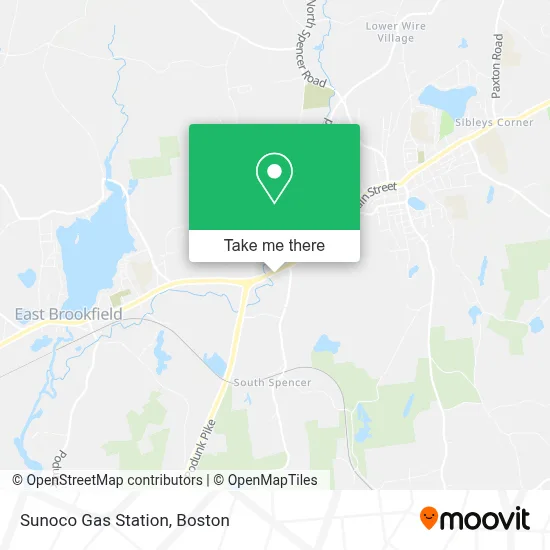 Sunoco Gas Station map