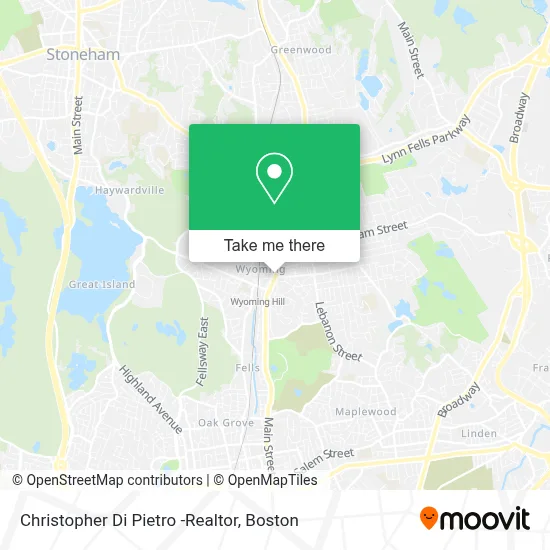 Christopher Di Pietro -Realtor map