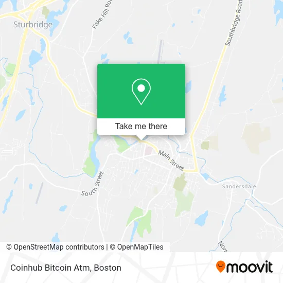 Coinhub Bitcoin Atm map