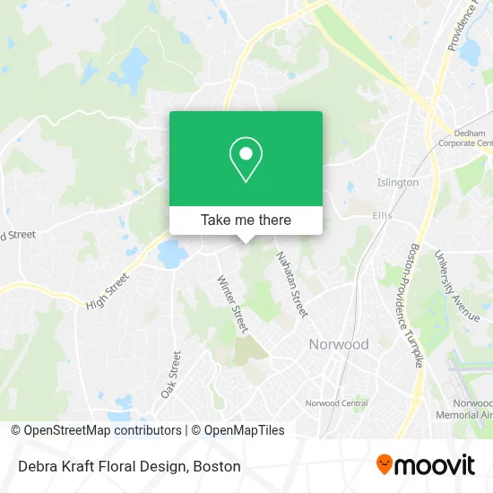 Debra Kraft Floral Design map