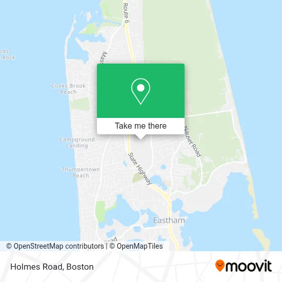 Holmes Road map