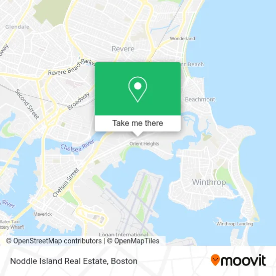 Noddle Island Real Estate map