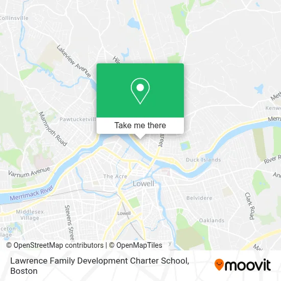 Lawrence Family Development Charter School map