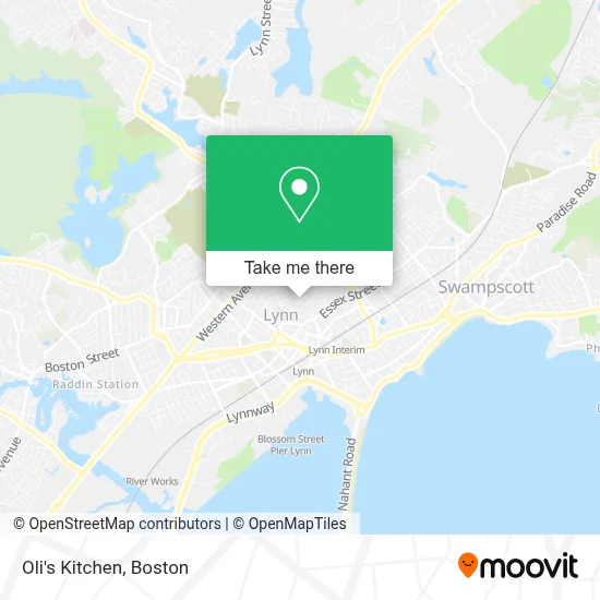 Oli's Kitchen map