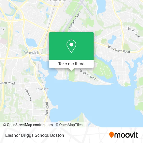 Eleanor Briggs School map