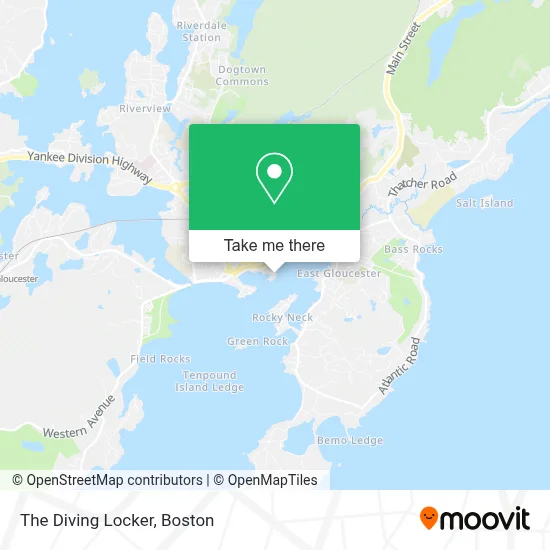 The Diving Locker map
