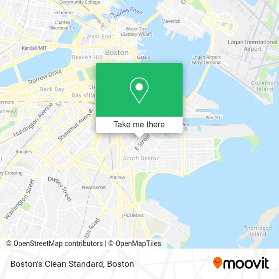 Boston's Clean Standard map