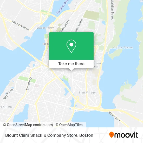 Blount Clam Shack & Company Store map