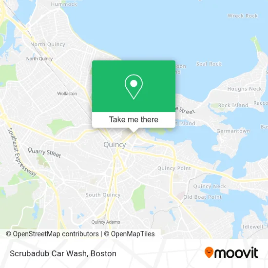 Scrubadub Car Wash map