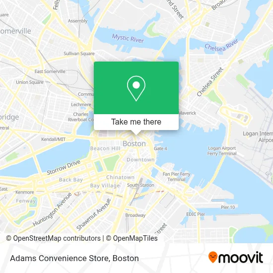 Adams Convenience Store map