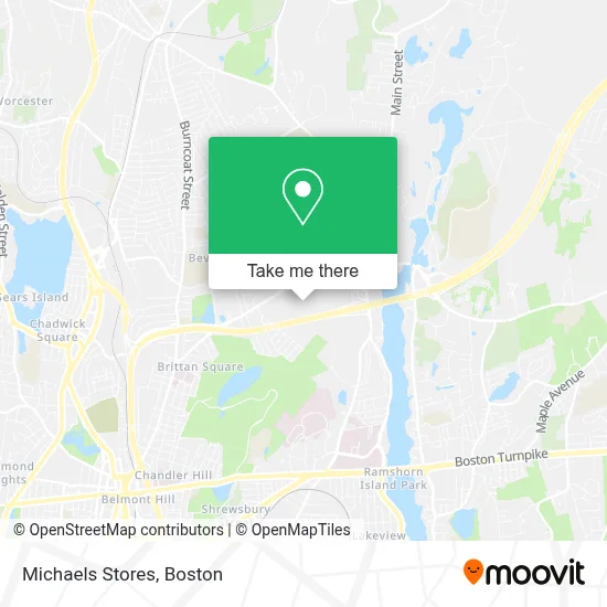 Michaels Stores map