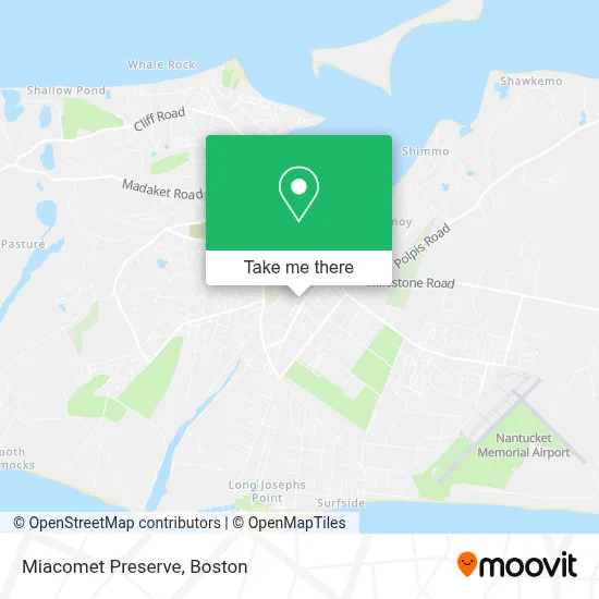 Miacomet Preserve map