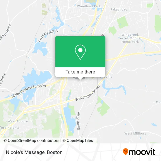 Nicole's Massage map