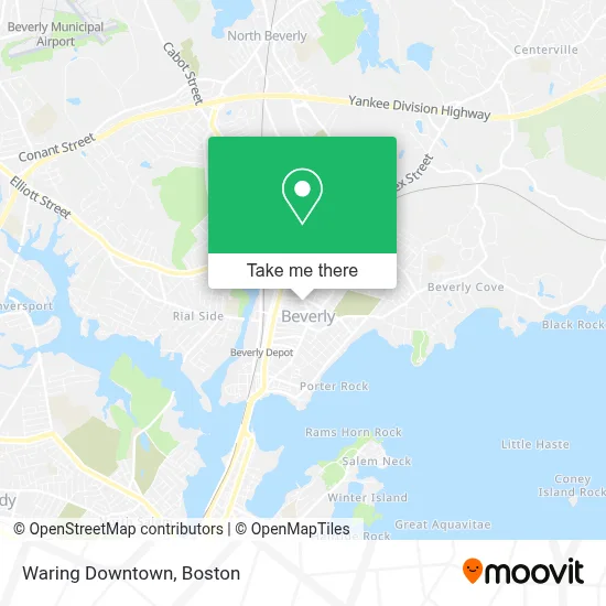 Waring Downtown map
