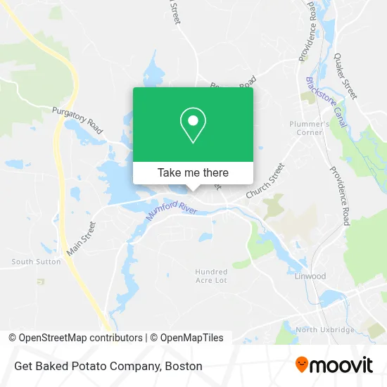 Get Baked Potato Company map